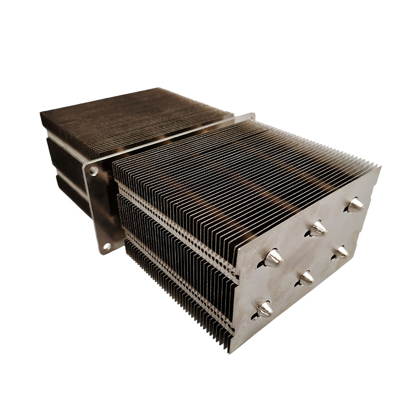 Radiator Module, Heat Pipe Aluminum Fin, Radiator Copper Bottom Server, Radiator Module Customization